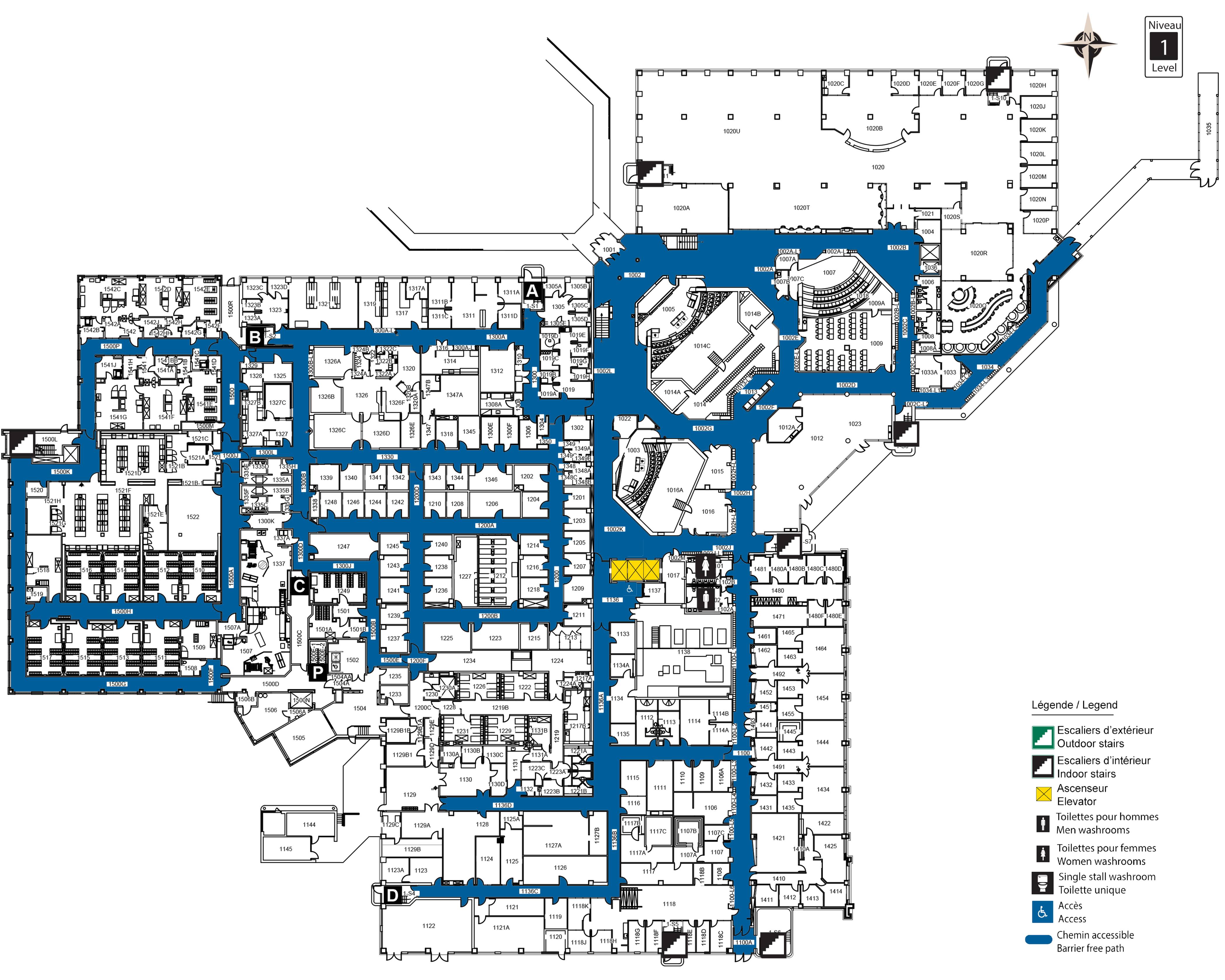 Accessible map - RGN level 1