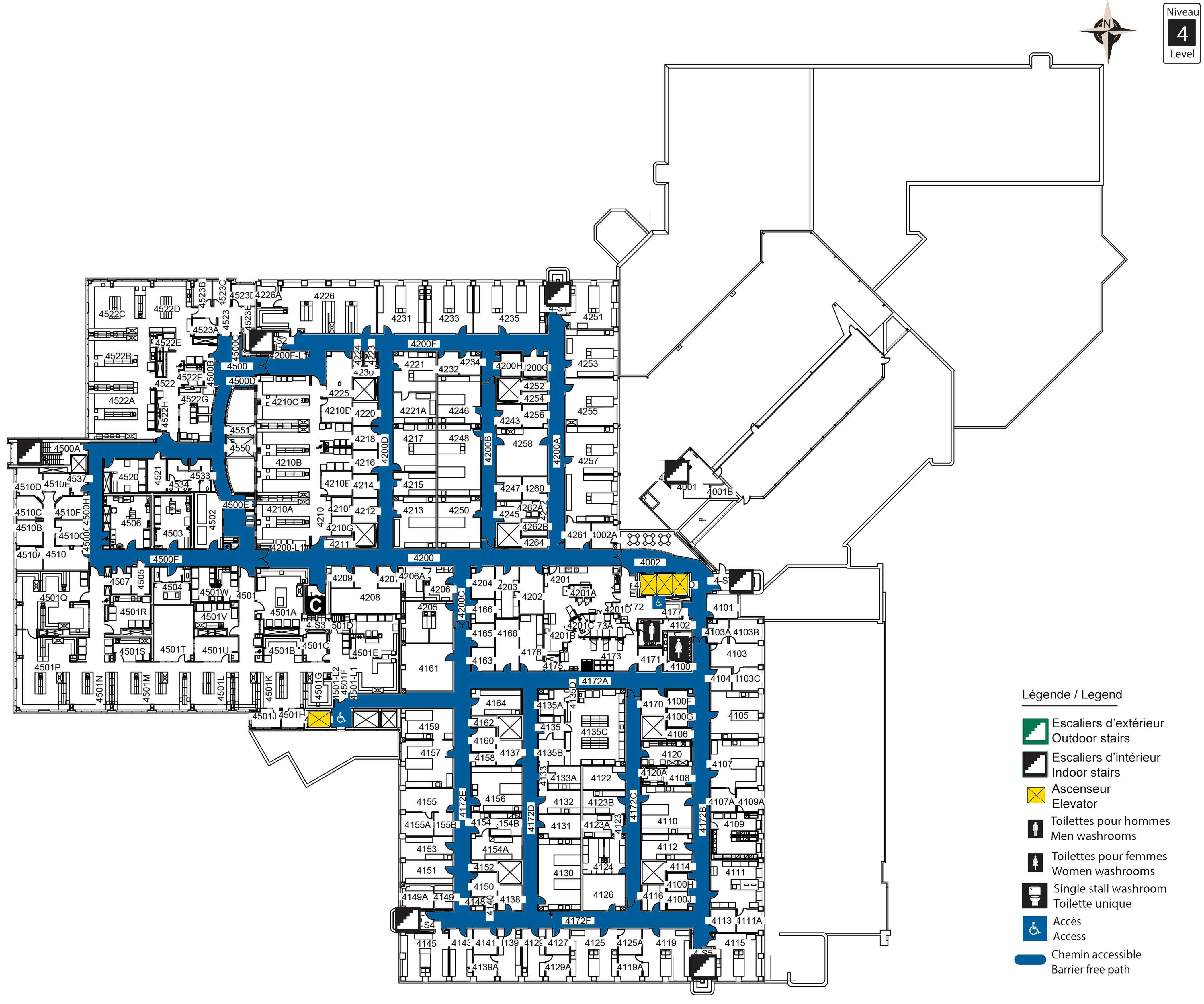 Accessible map - RGN level 4