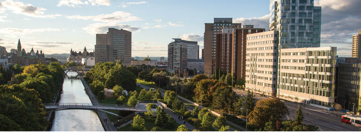 view of the Canal Rideau