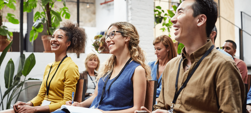 group of diverse people in a meeting