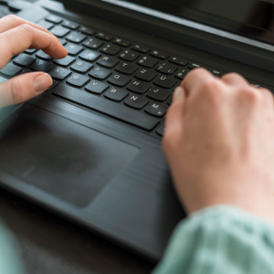 Hands on keyboard