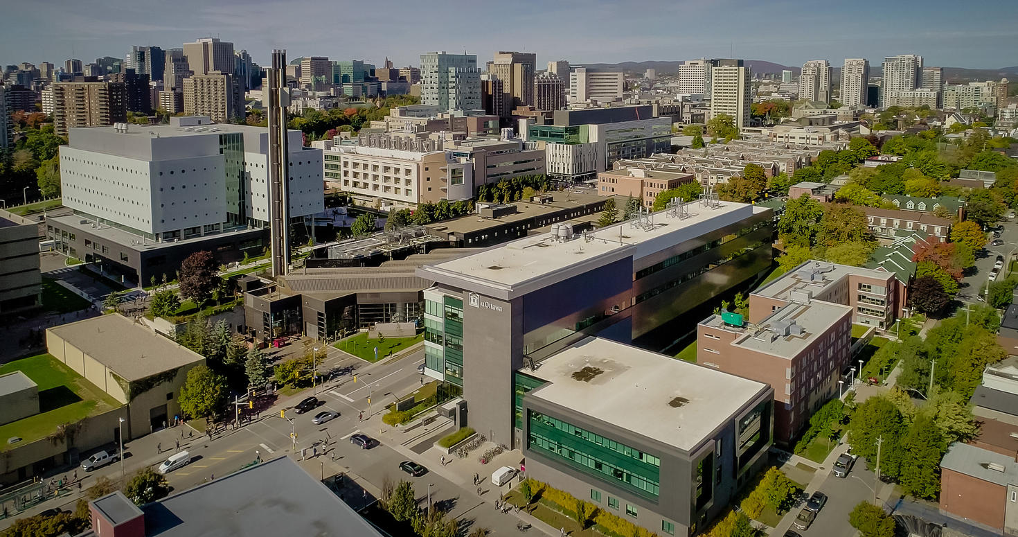 Vue aérienne du campus