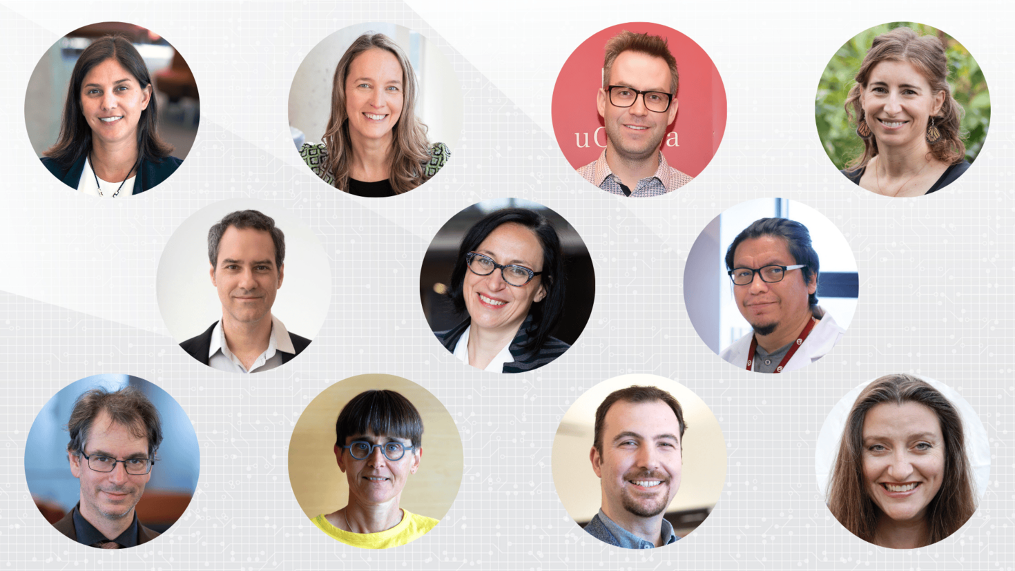 Manisha Kulkarni, Jess Whitley, Denis Lacelle, Heather Kharouba, Jean-Michel Ménard, Delphine Nakache, Emilio Alarcón, André Lecours, Sylvie Grosjean, Burak Kantarci and Angel Foster.