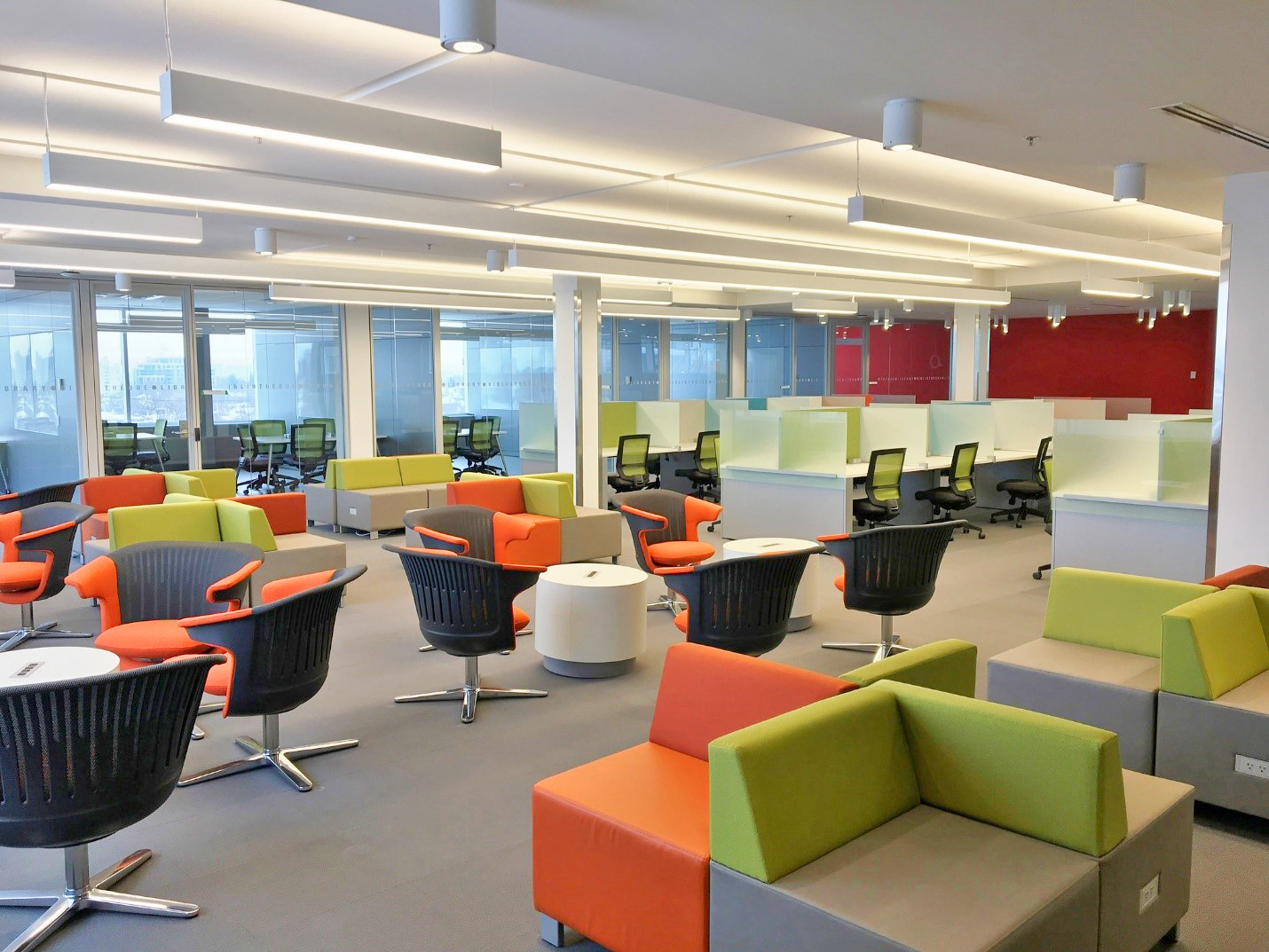 Empty study space in CRX buildint