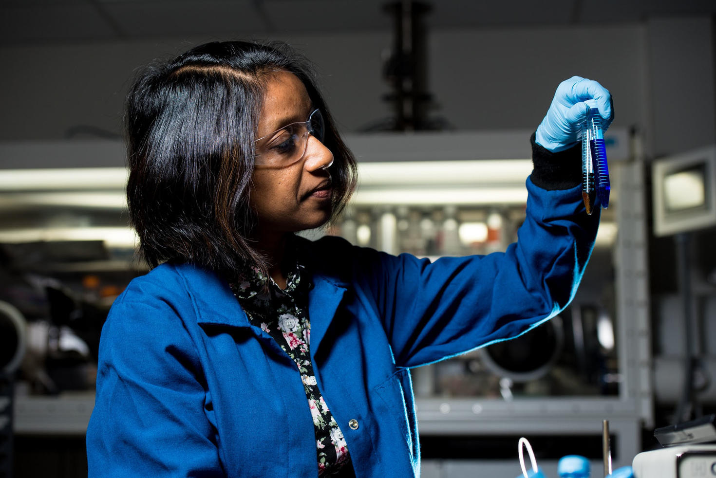 Woman in a laboratory