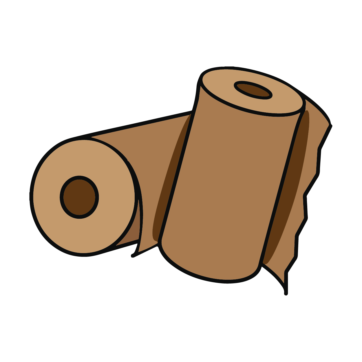 Pictogramme des serviettes en papier